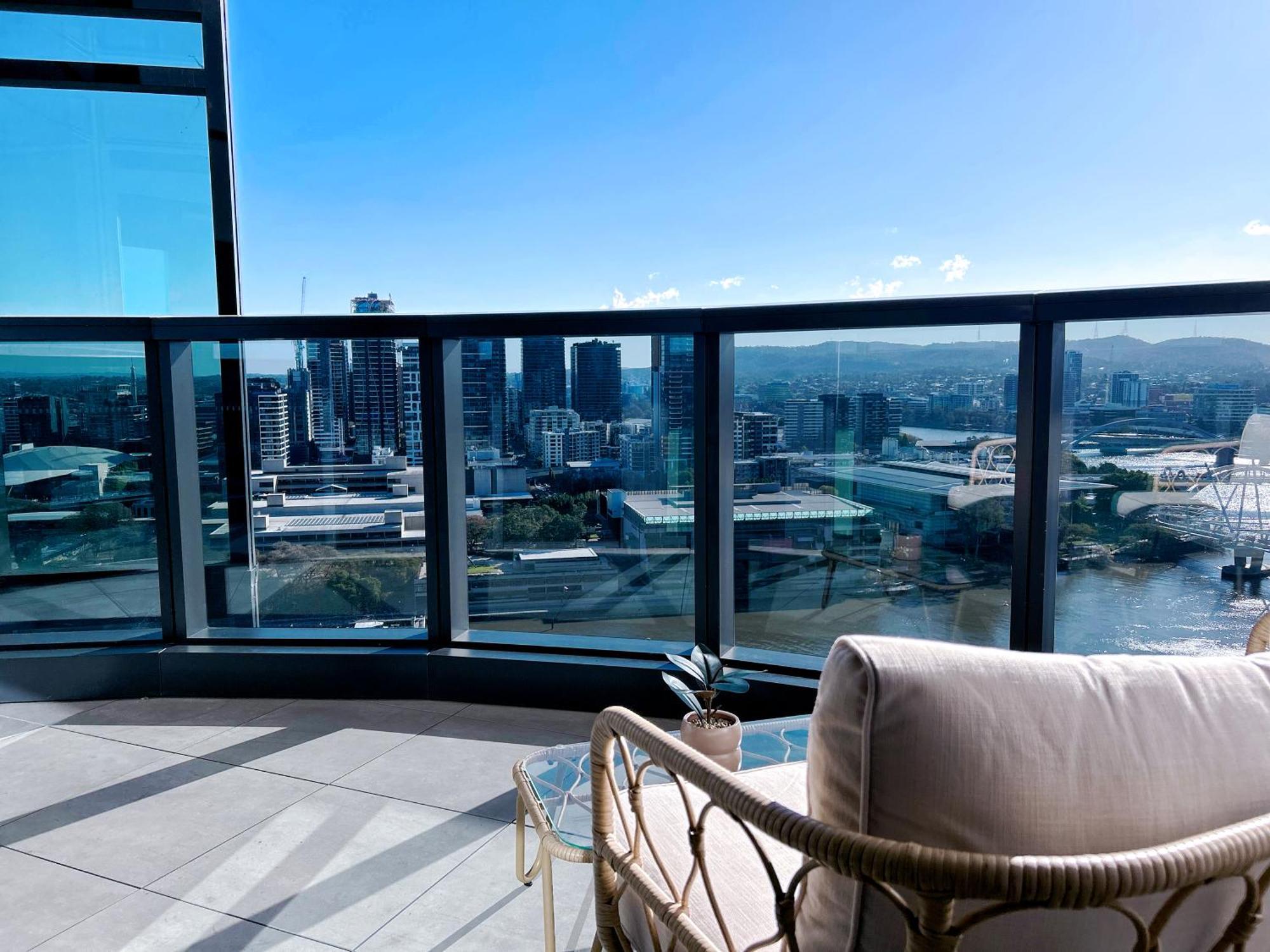 Brisbane Riverfront Oasis 2Bed Panoramic Riverview Экстерьер фото